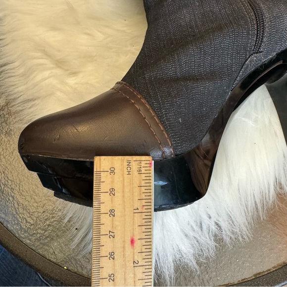 Women’s Sexy Denim Over the Knee Stiletto Heel Boots Size 8 - Picture 13 of 13